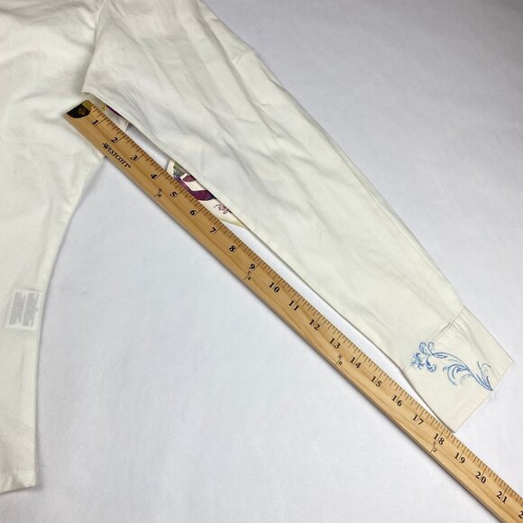 NWT NOS Wrangler Women's Embroidered Button Up Snap Shirt Size Medium - Picture 9 of 16